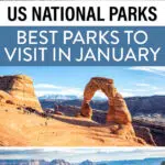 US National Parks in January