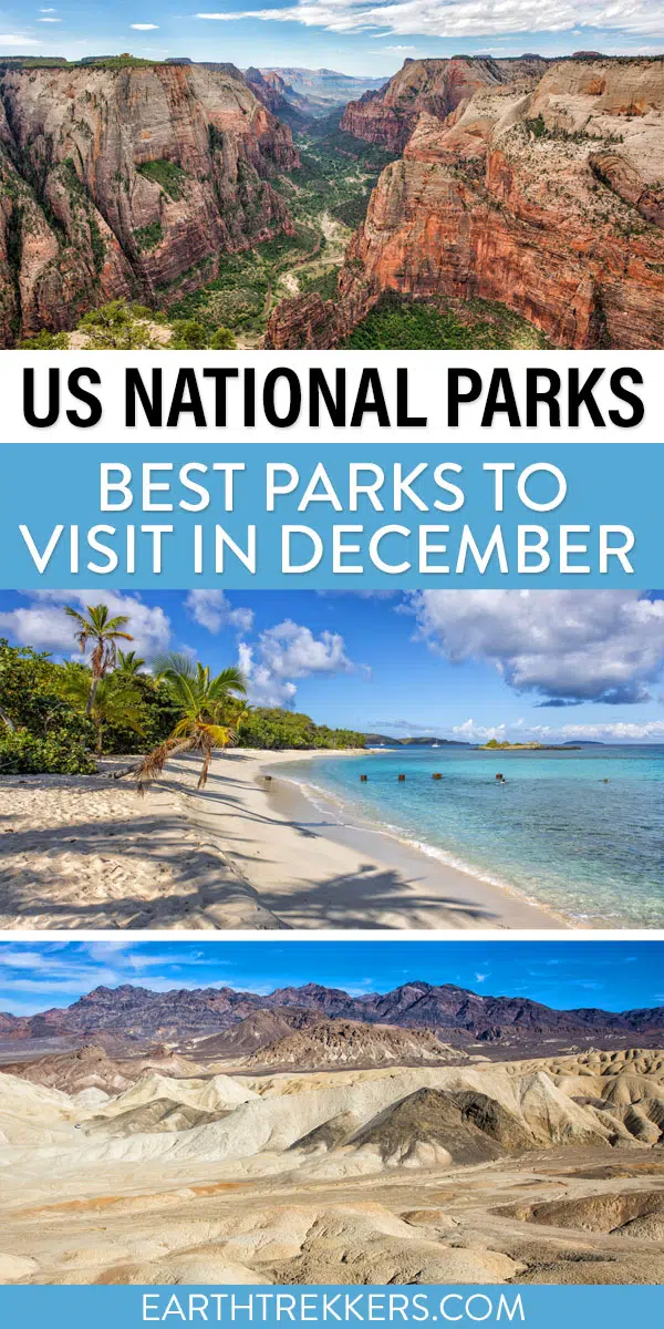 Best US National Parks in December