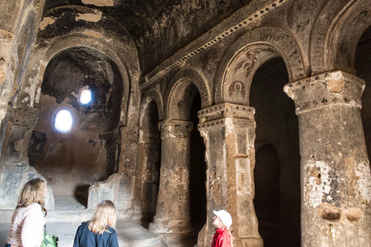 Inside Selime Cathedral