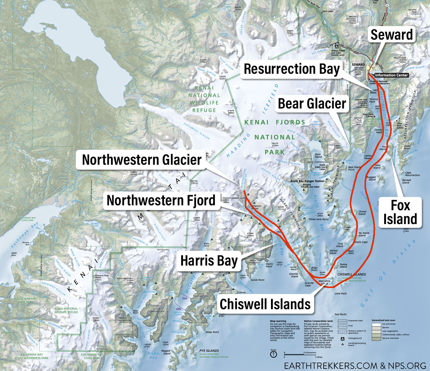 Northwestern Fjord Cruise in Kenai Fjords: Photos, Map & Is It Worth It? –  Earth Trekkers