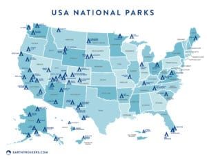 Ultimate US National Parks List for 2024 (+ Printable Checklist ...