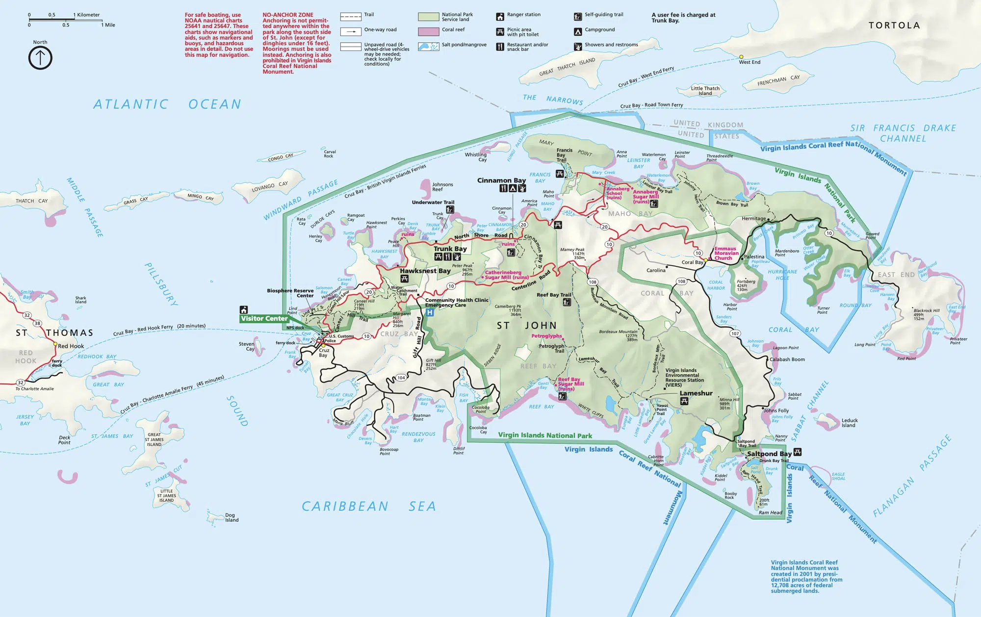 Virgin Islands Map