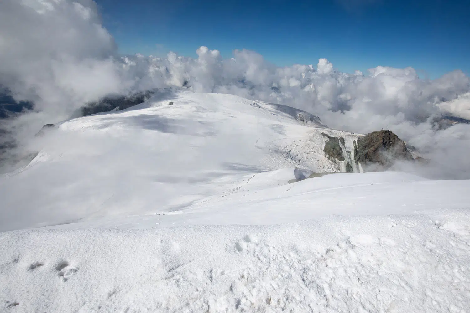 Breithorn View to Matterhorn Glacier Paradise