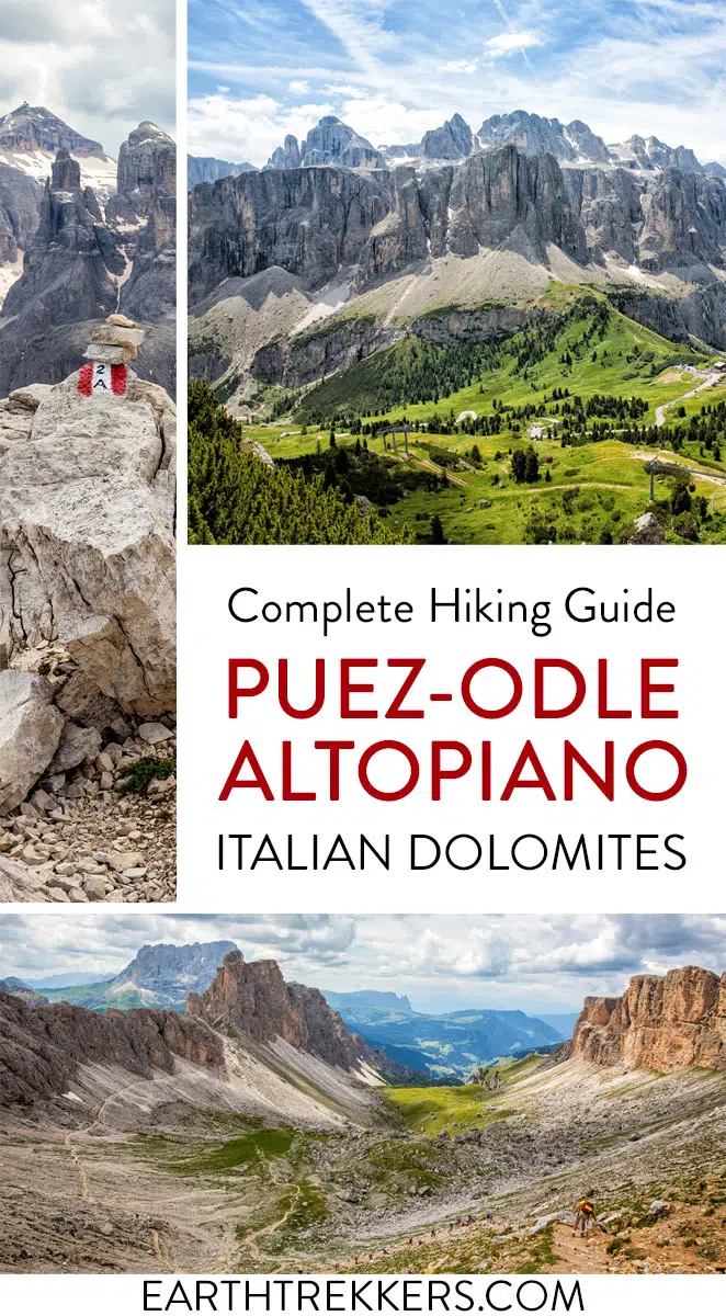 Puez Odle Altopiano Hike Dolomites Italy