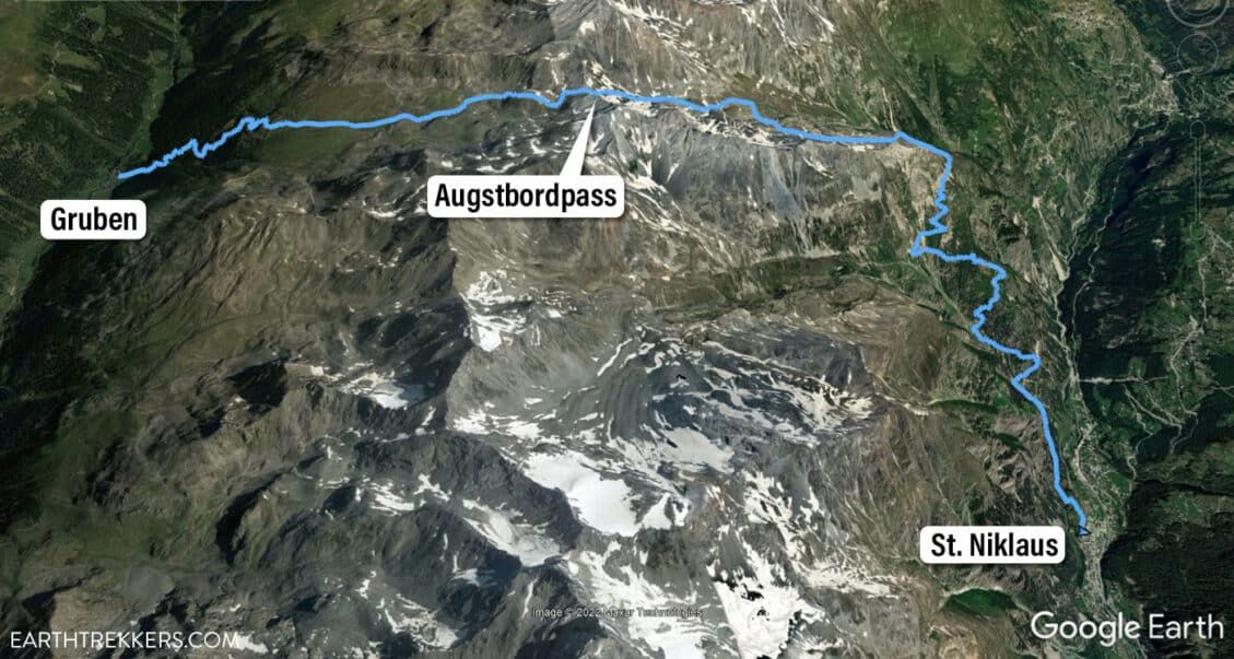 Walker S Haute Route Stage 12 Gruben To Augstbordpass To St Niklaus