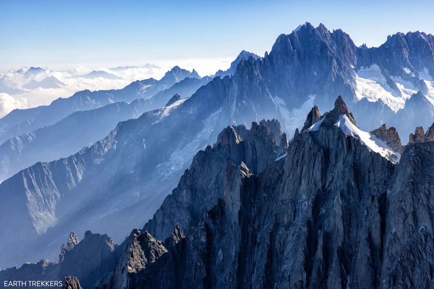 Aiguille du Midi in the Morning