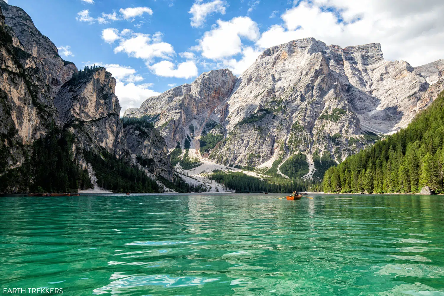 Lago di Braies in July