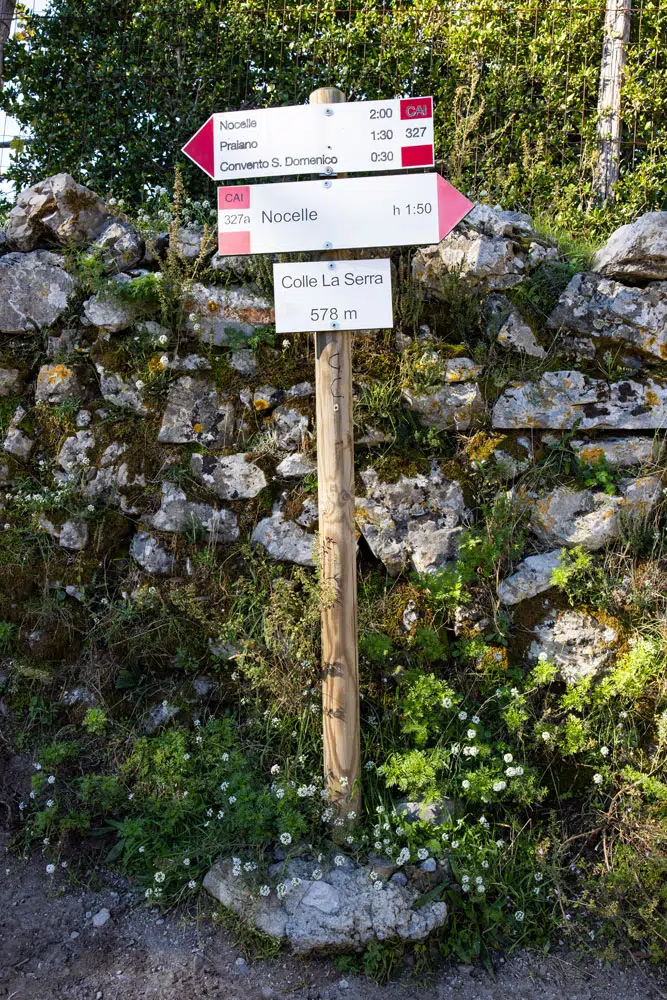 Colle La Serra Path of the Gods