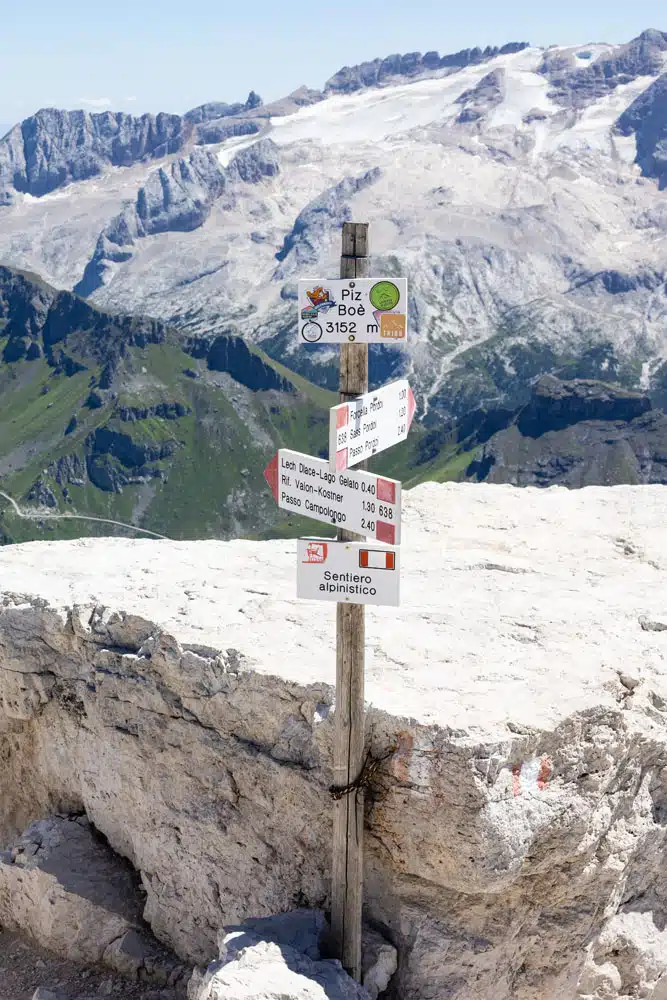 Piz Boe Summit