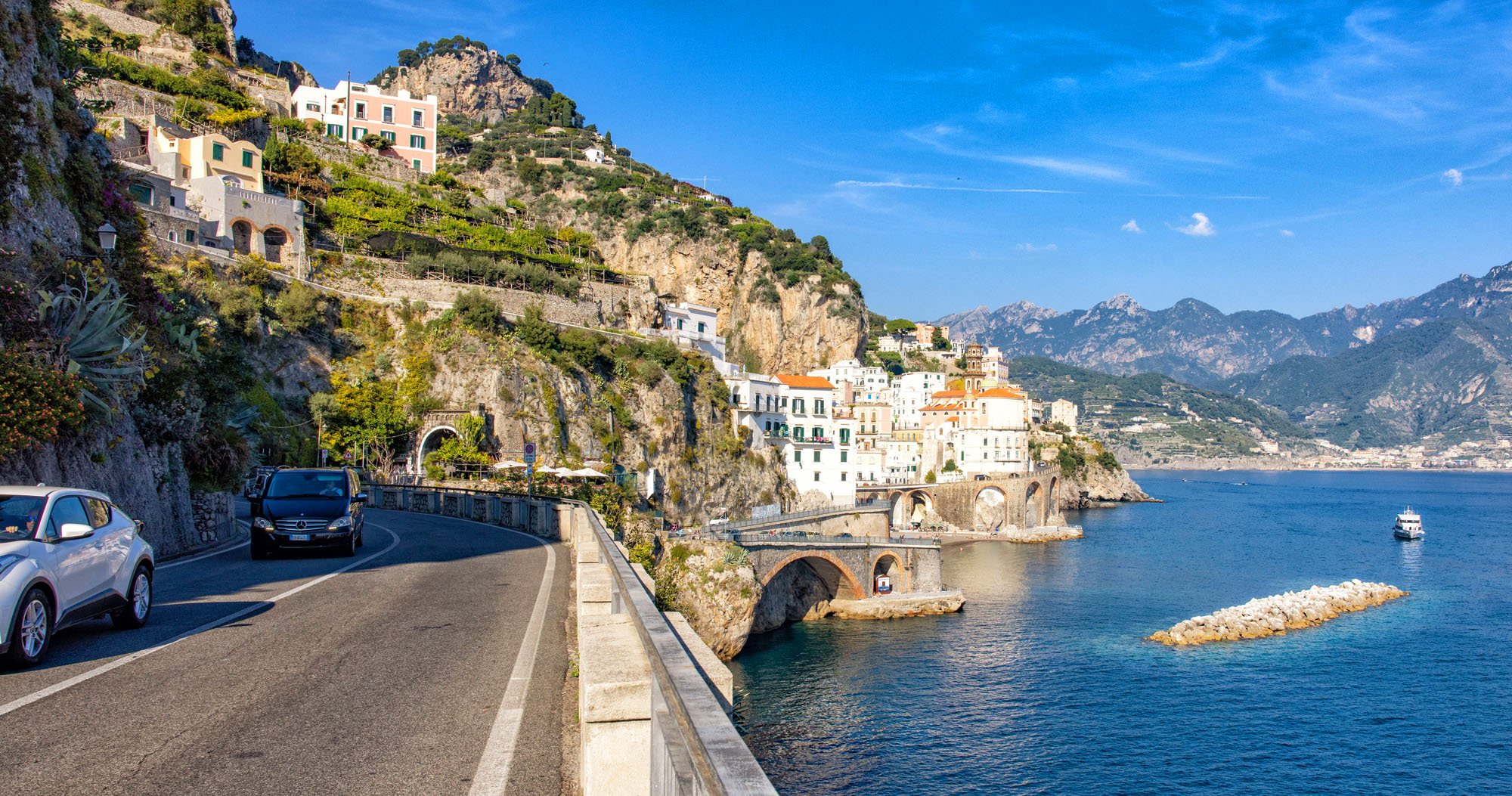 Explore Italy's scenic coastal drives - Amalfi to Sorrento