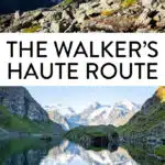 Walkers Haute Route France Switzerland