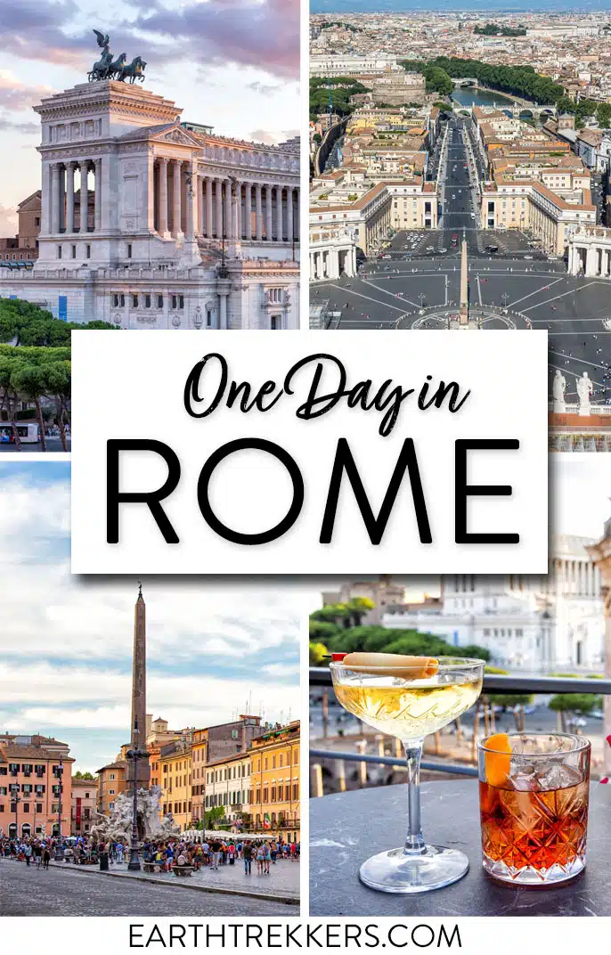 One Day in Rome Italy Itinerary