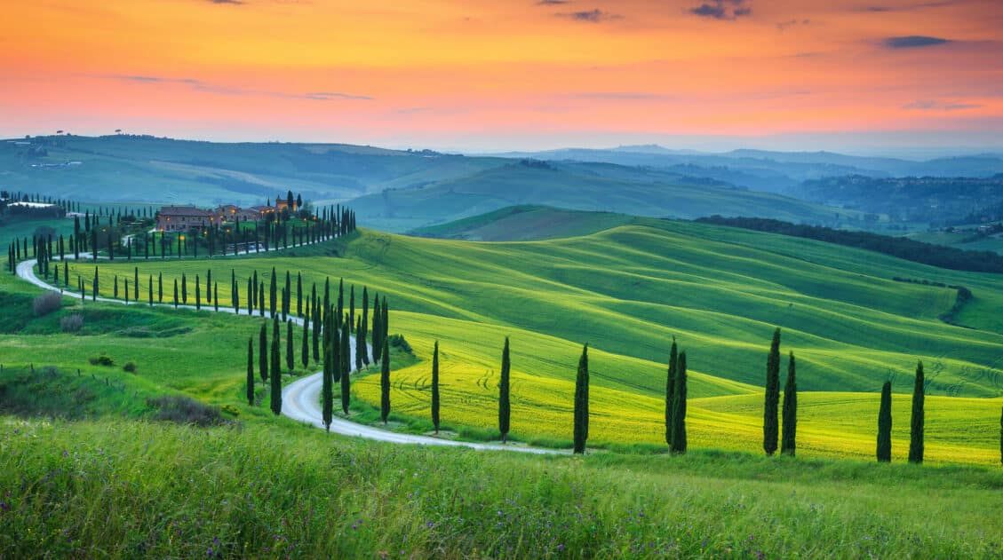 Tuscany Sunset Italy