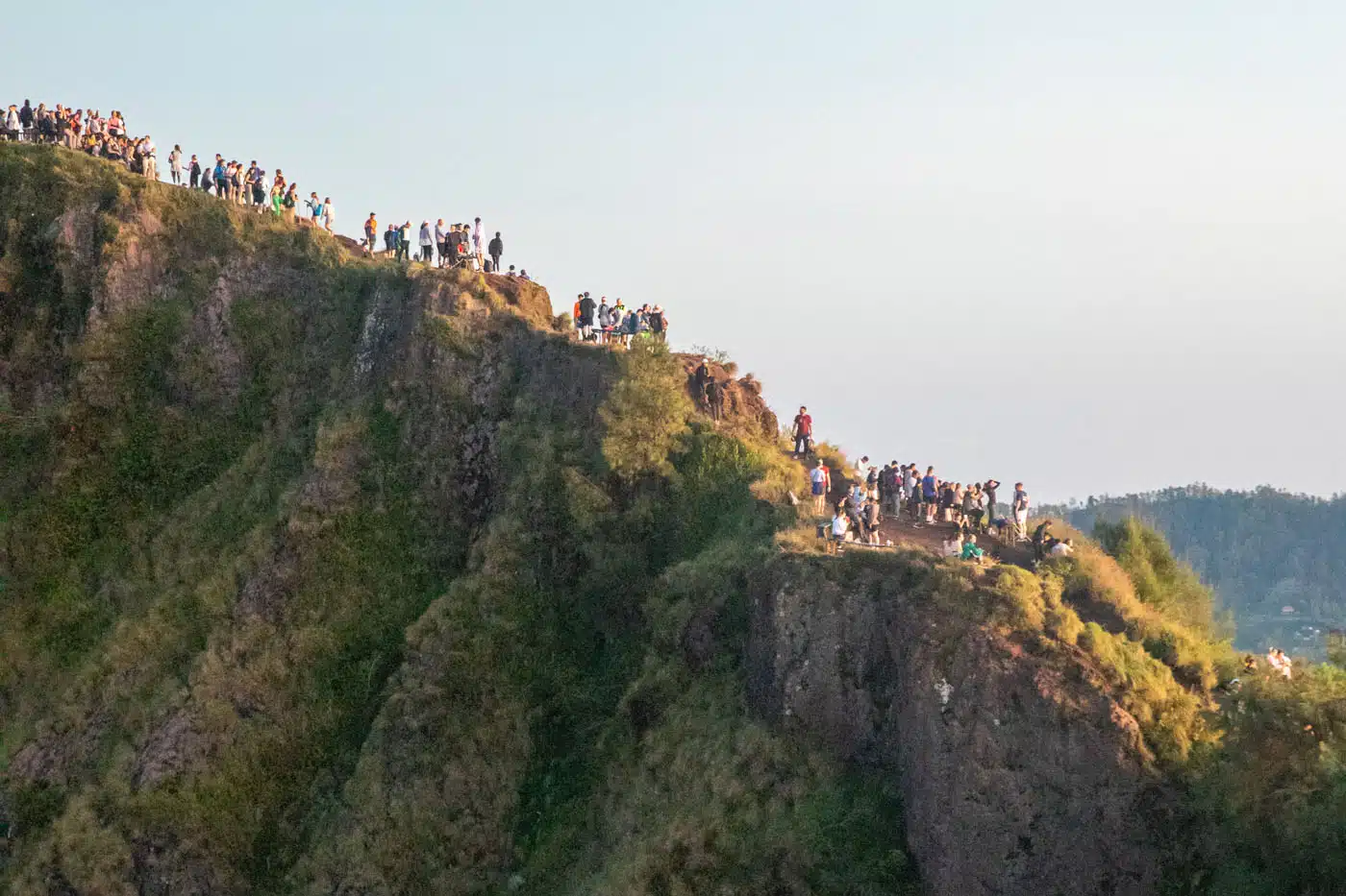 Hikers on Mount Batur