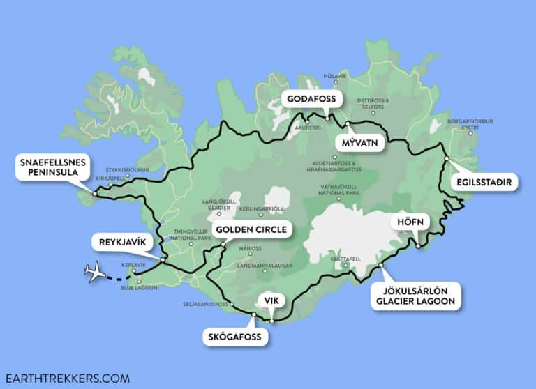 Iceland Ring Road Itinerary: 7 to 10 Day Road Trip & eBook – Earth Trekkers