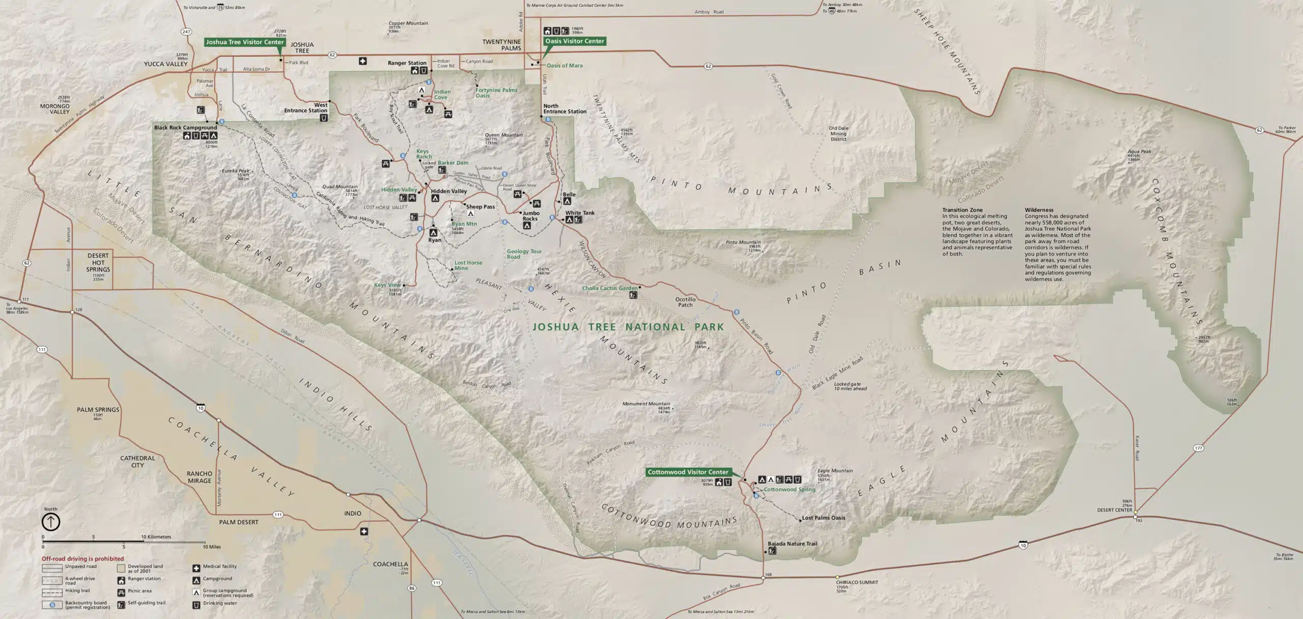 Joshua Tree Map