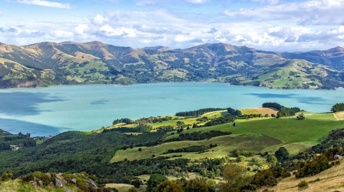 Akaroa Banks Peninsula New Zealand Photo