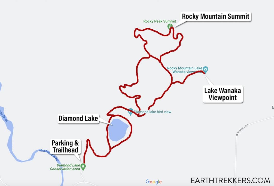 Diamond Lake & Rocky Mountain Track: Best Routes, Map & Trail Stats ...