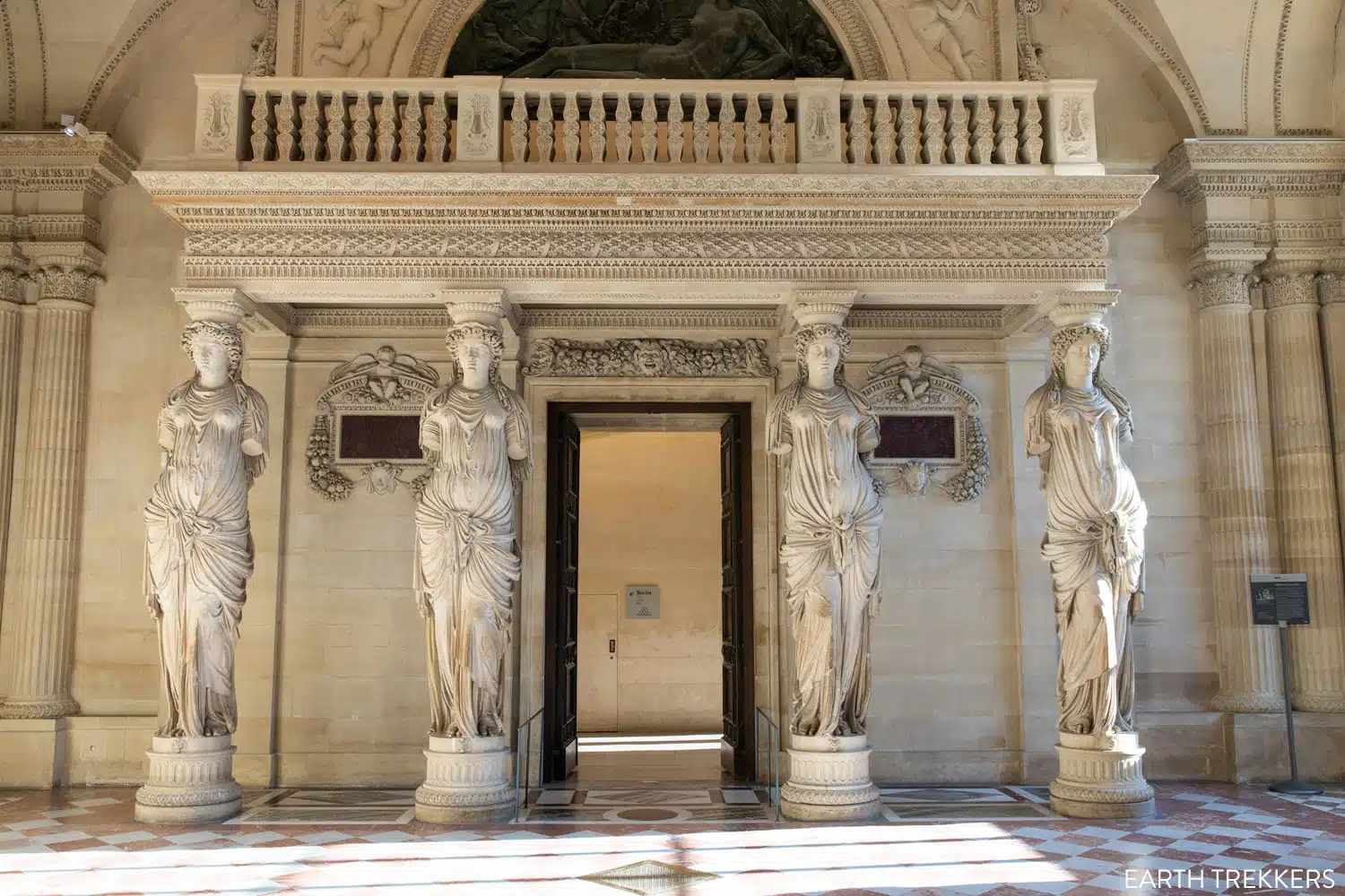 The Caryatids Louvre Paris | How to visit the Louvre