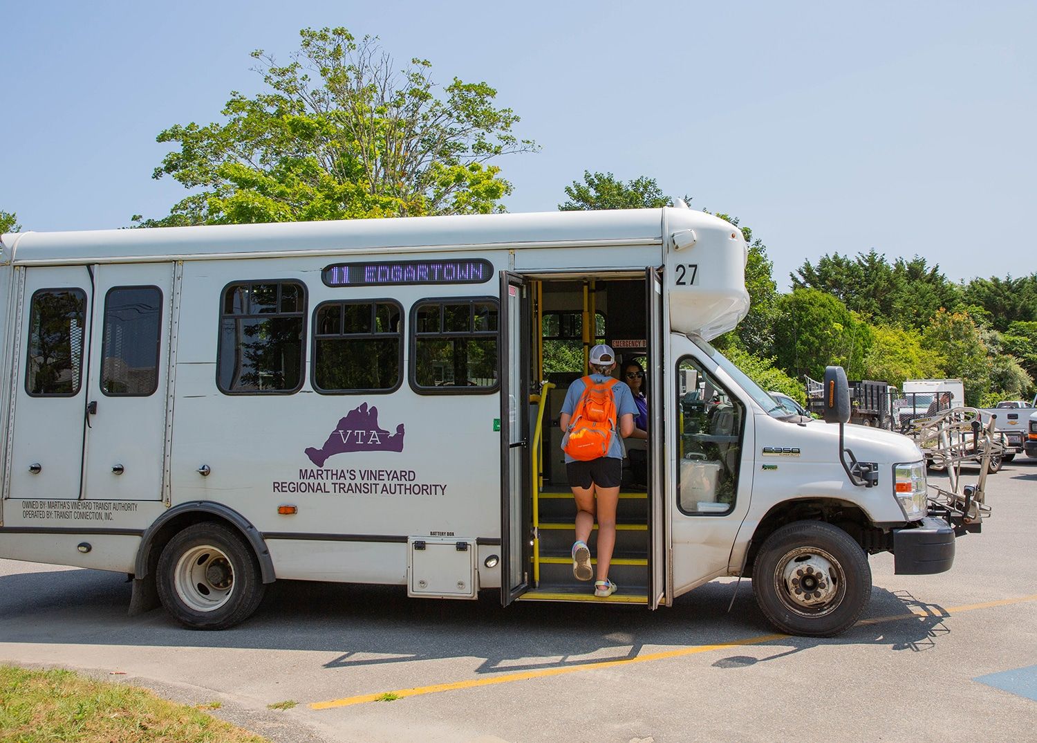 Edgartown Park-N-Ride on Martha's Vineyard