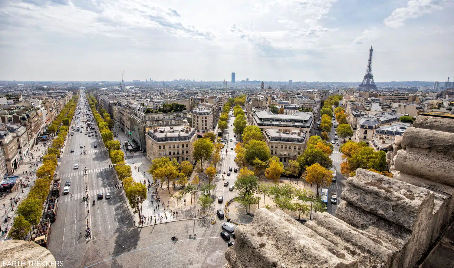 Arc de Triomphe View Paris