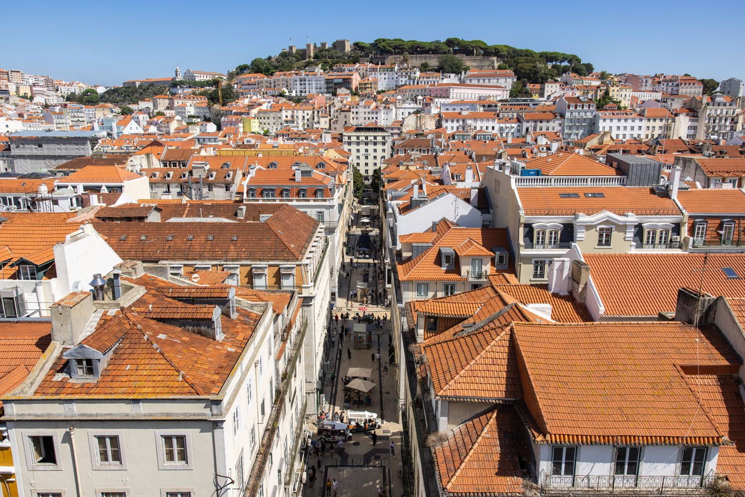 Lisbon Views Santa Justa Lift