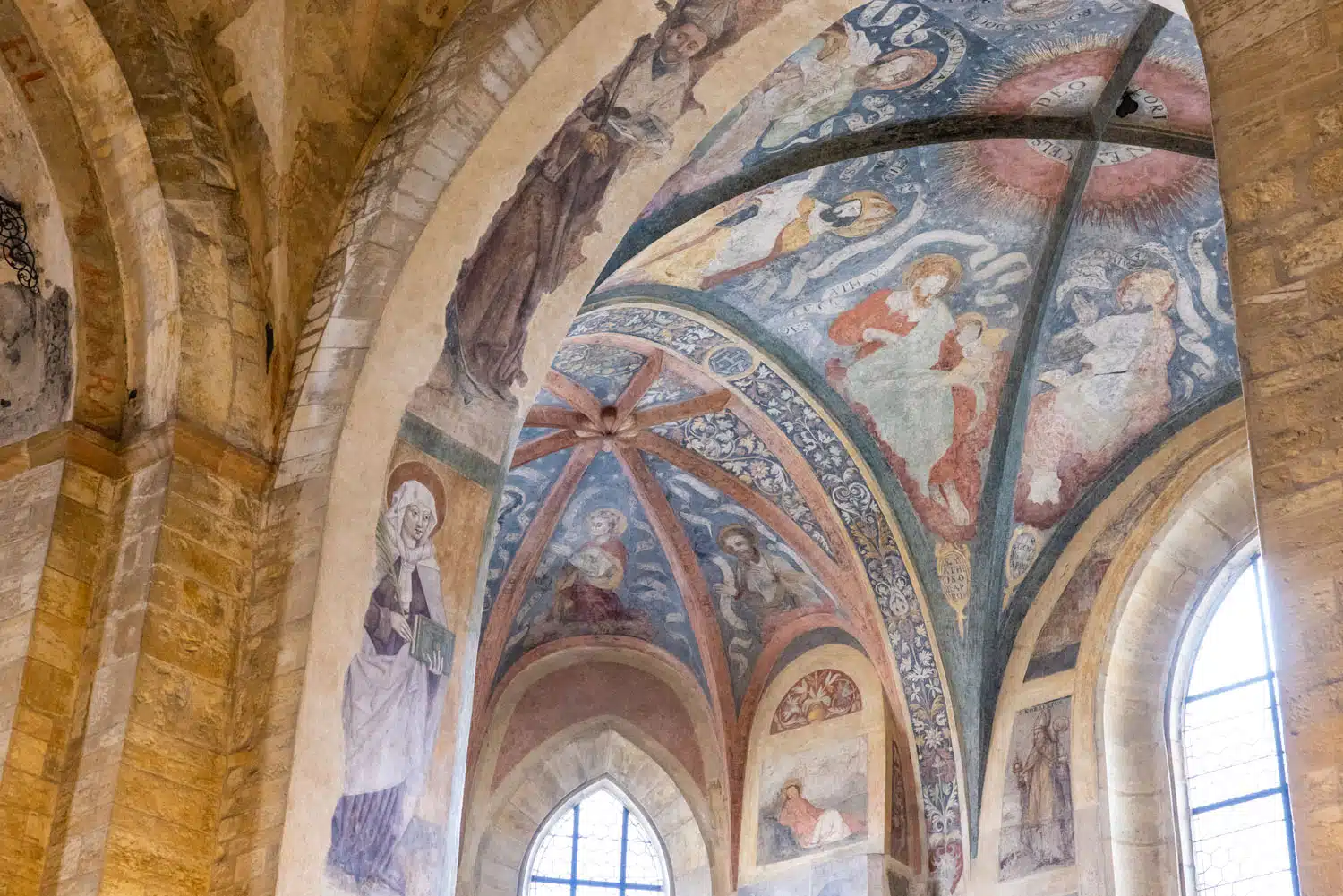 St Georges Basilica Frescoes | One day in Prague itinerary