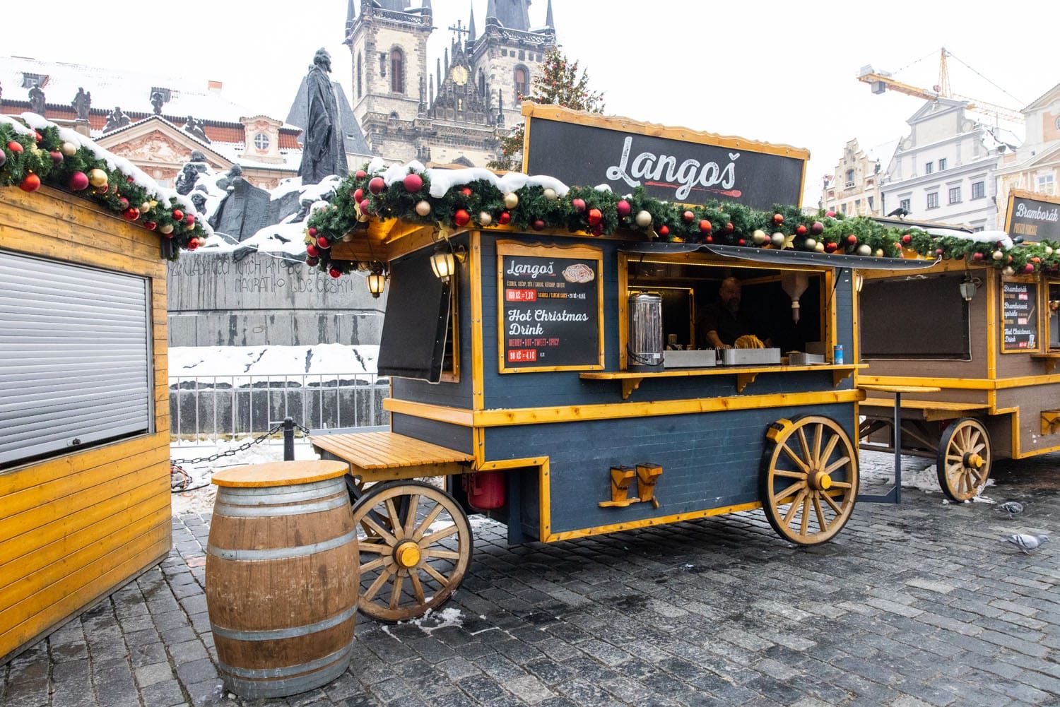 Langos Food Stall Prague