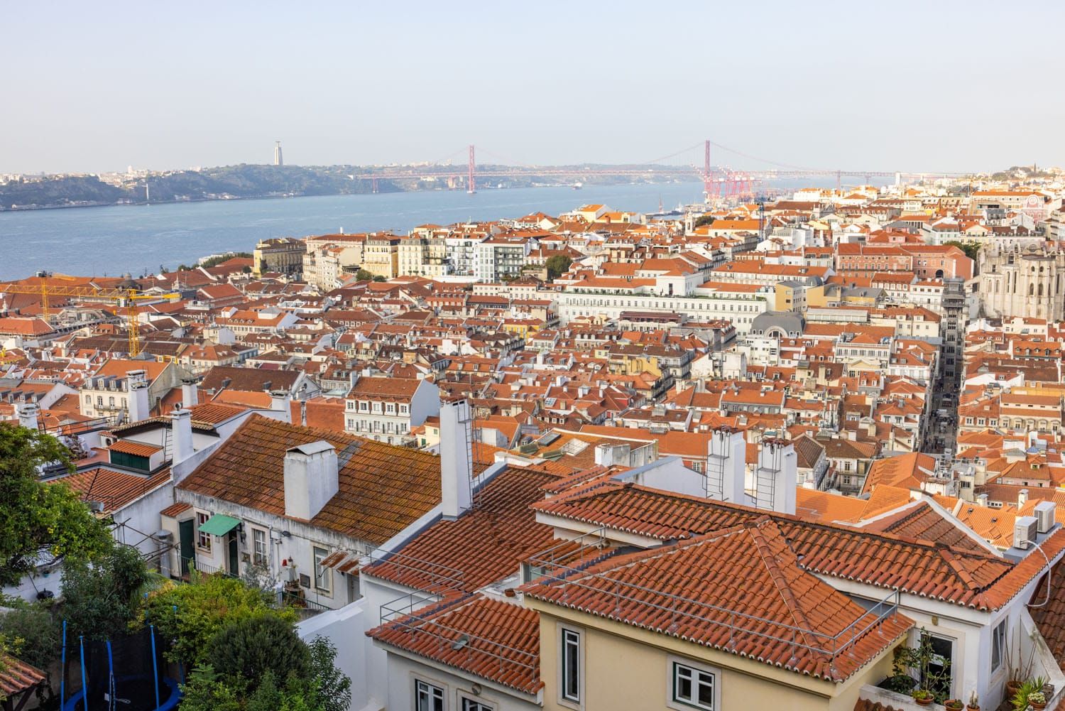 View from Sao Jorge Castle | 2 days in Lisbon itinerary