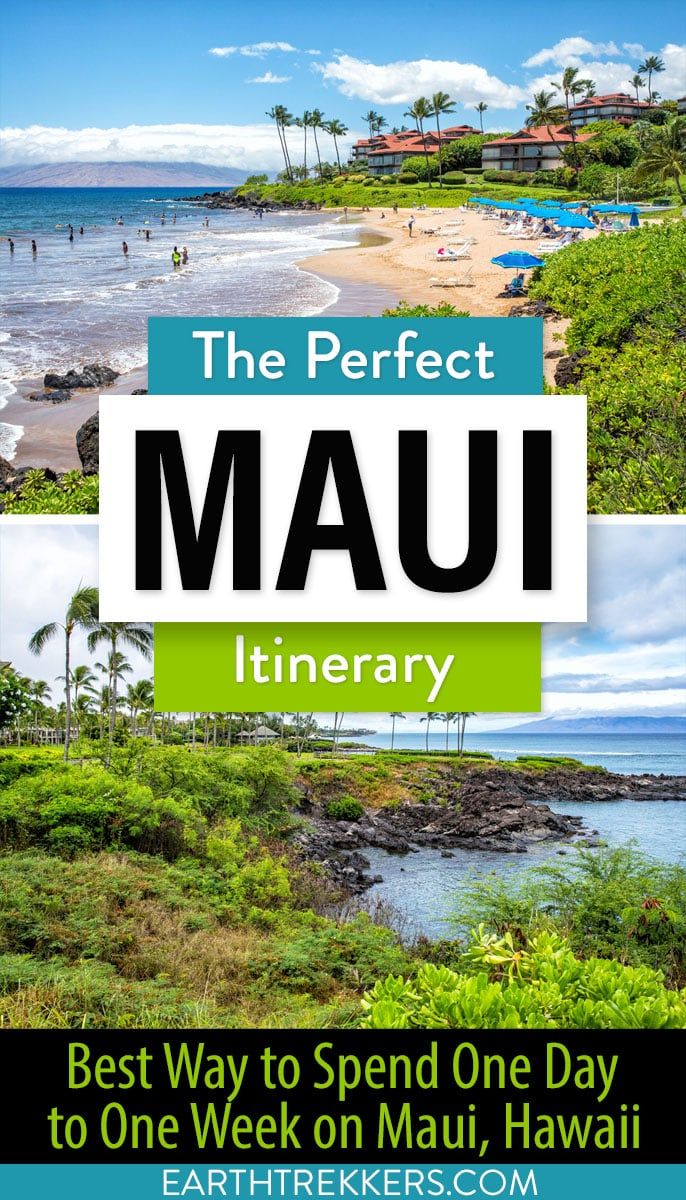 Best Maui Itinerary Hawaii