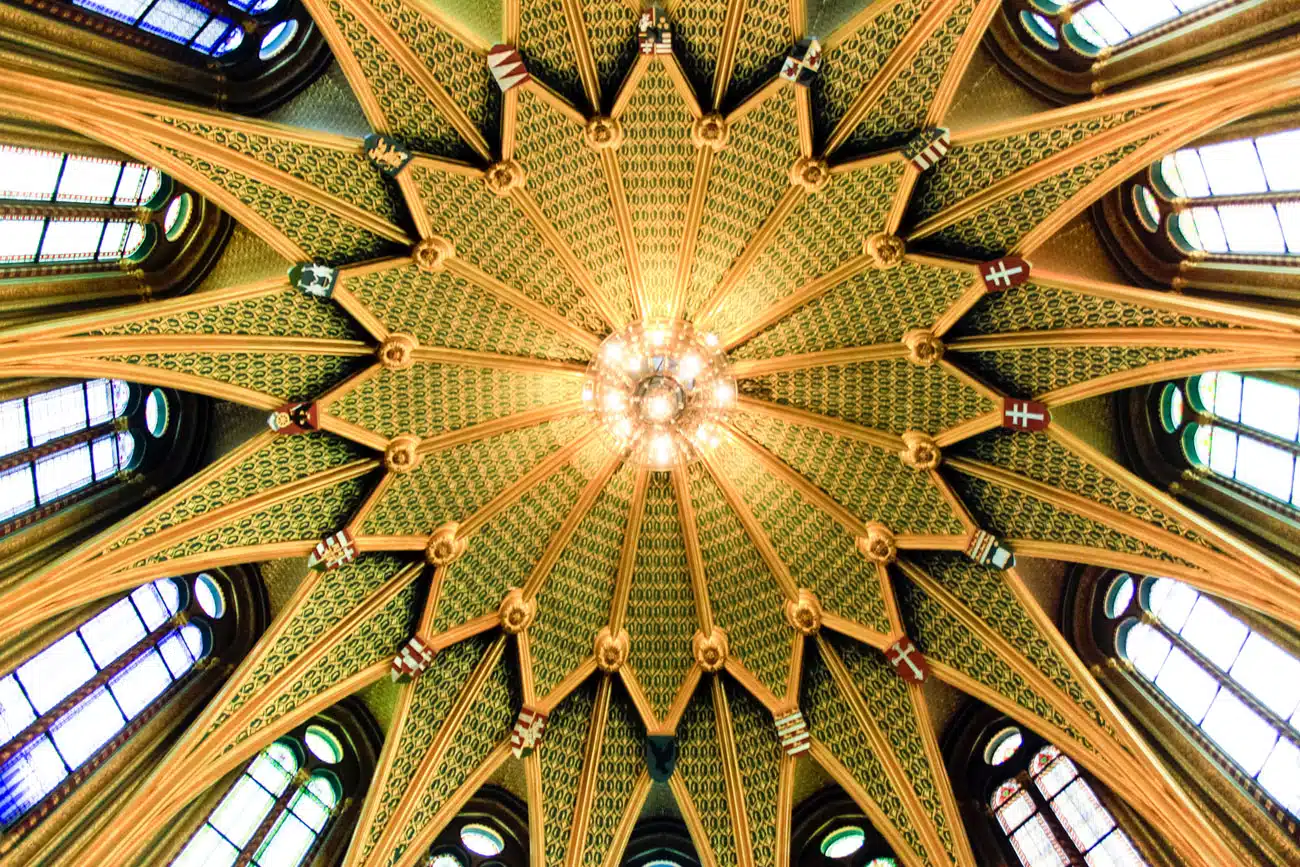 Budapest Parliament Ceiling