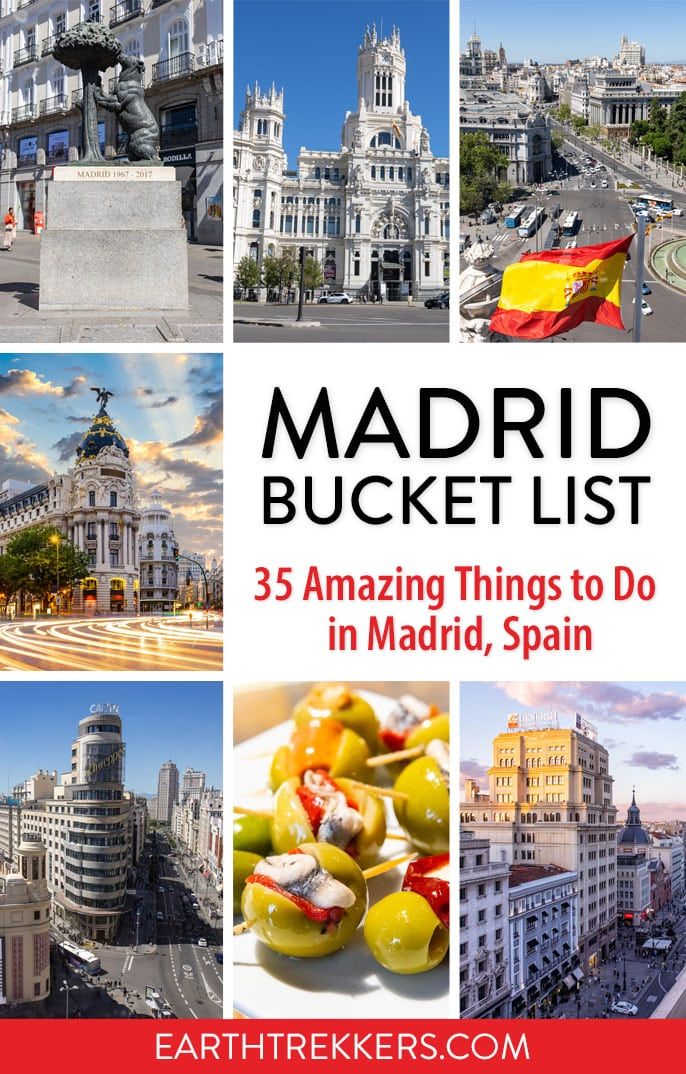 Madrid Spain Bucket List