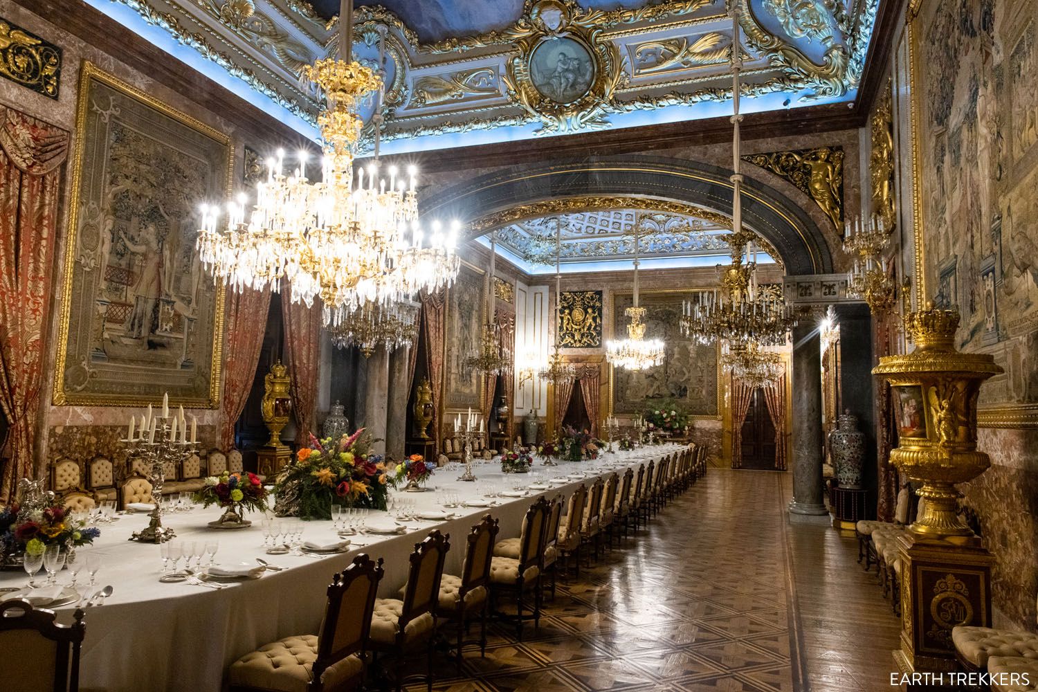 Royal Palace of Madrid Banquet Hall