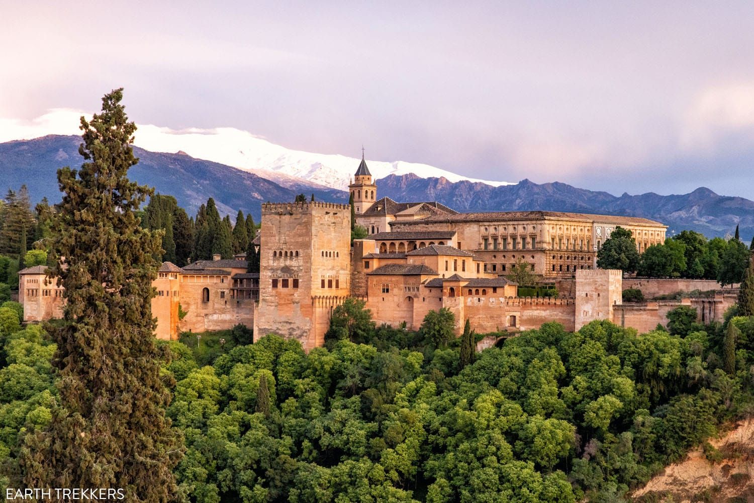 Mirador de San Nicolás Granada Sunset Photo | Southern Spain and Portugal Itinerary