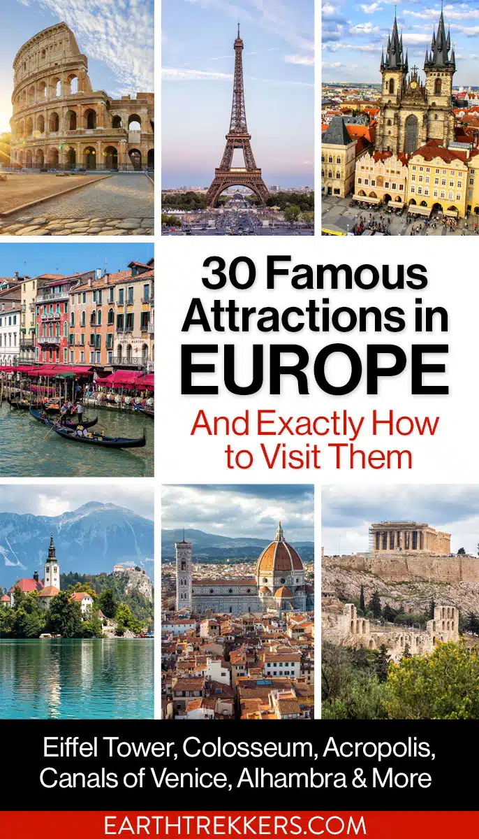 Popular Attractions in Europe