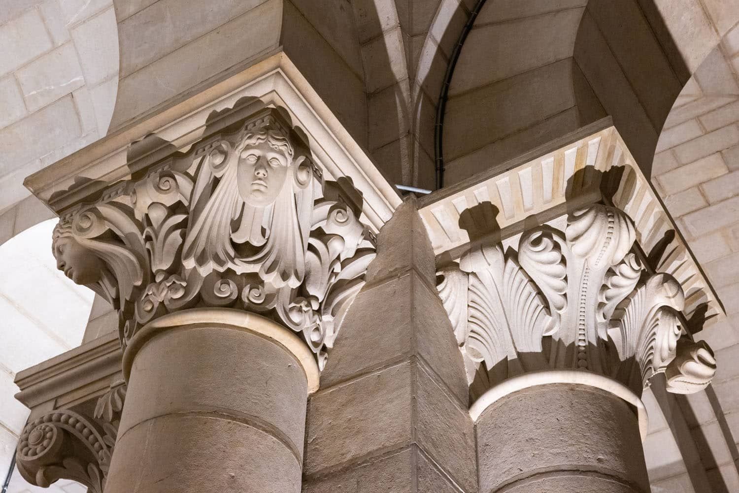 Almudena Cathedral Crypt Capitals