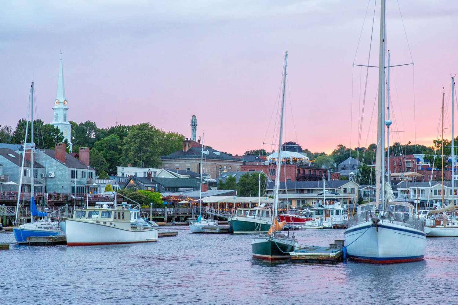 Camden Maine Sunset | Best things to do in Camden, Maine