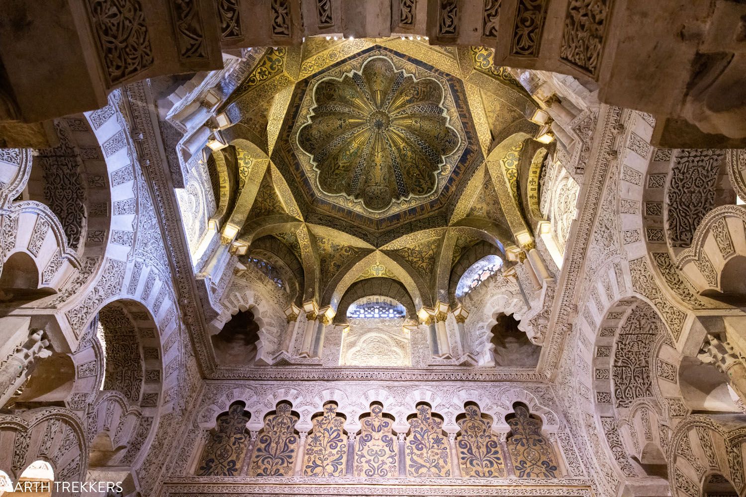 Cordoba Mosque Cathedral Mihrab Ceiling