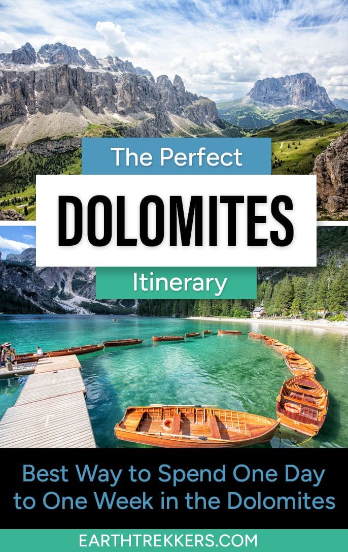 Dolomites Italy Itinerary Travel Guide