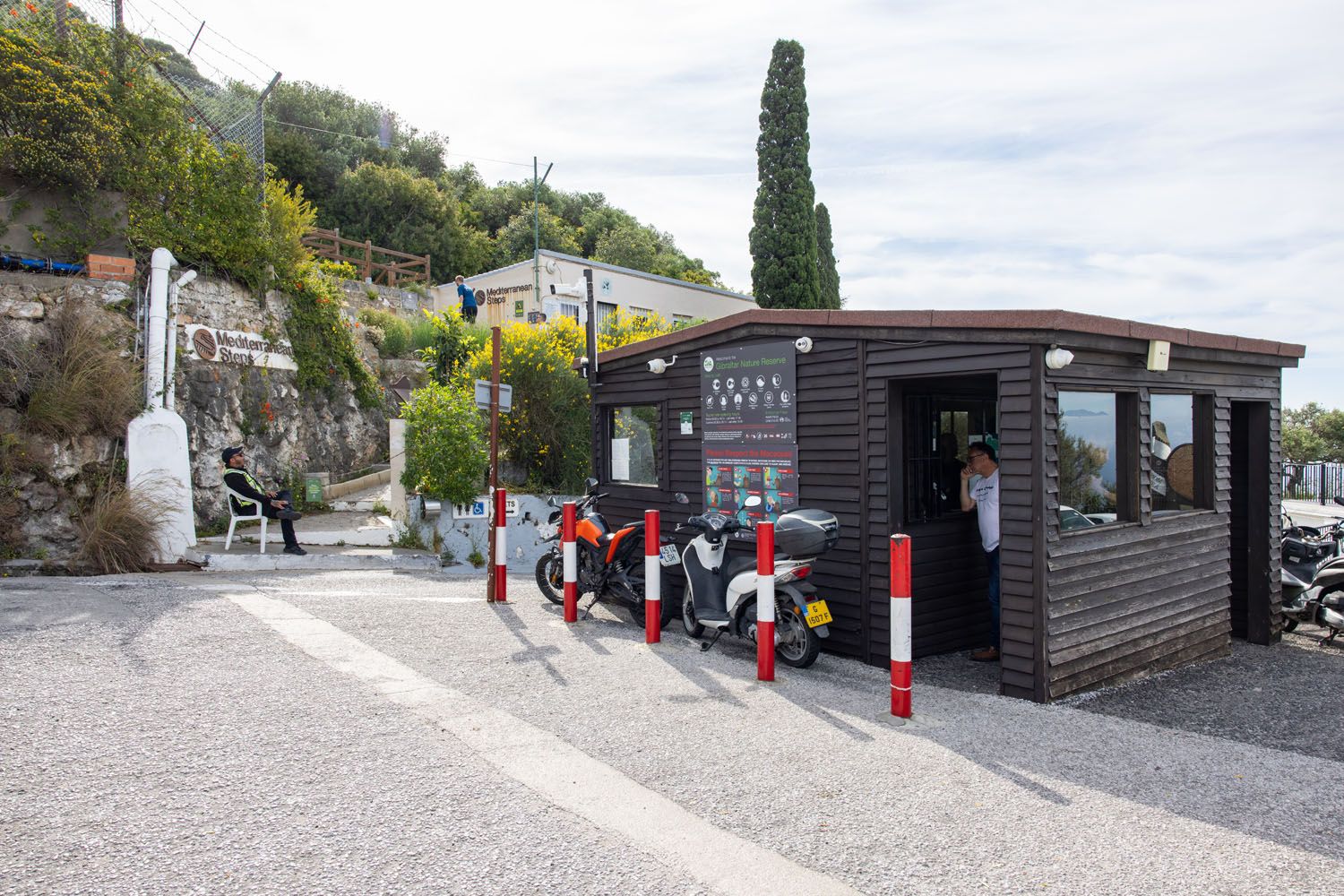 Mediterranean Steps Ticket Booth