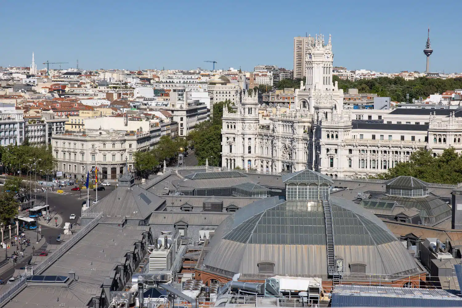 Rooftop Bar View Madrid