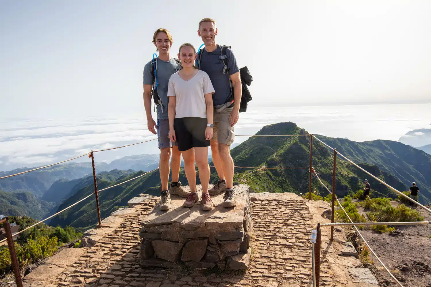 Tyler Kara Tim Pico Ruivo | Pico do Arieiro to Pico Ruivo Hike