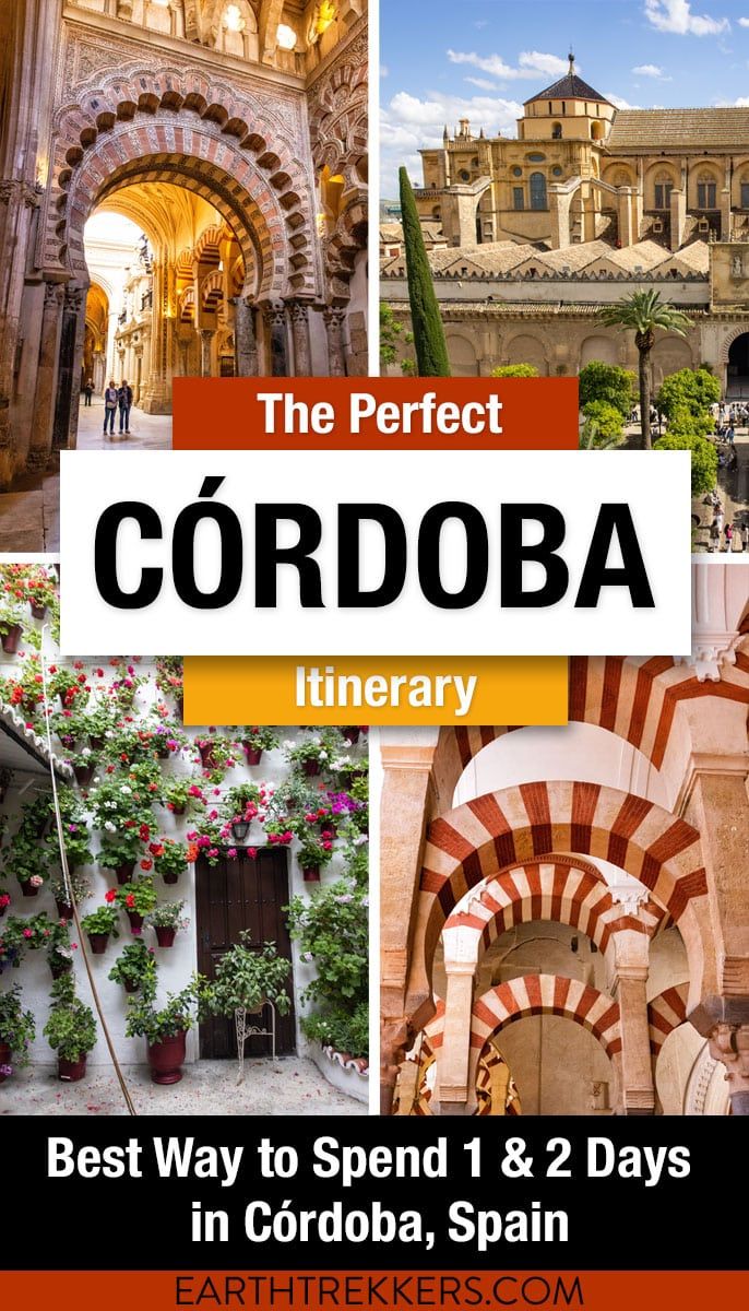 Cordoba Andalusia Spain Itinerary