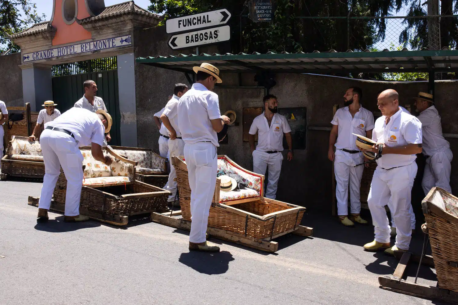 Funchal Wicker Toboggan Sled