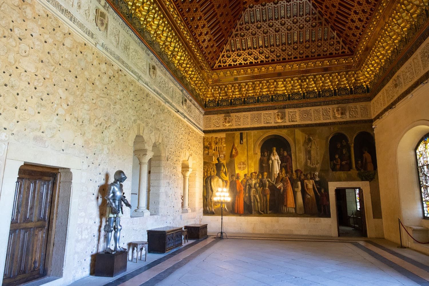 Inside the Alcazar