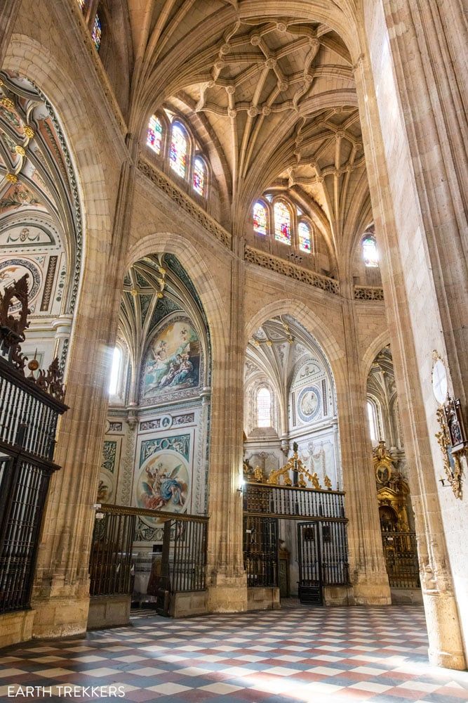 Inside the Segovia Cathedral