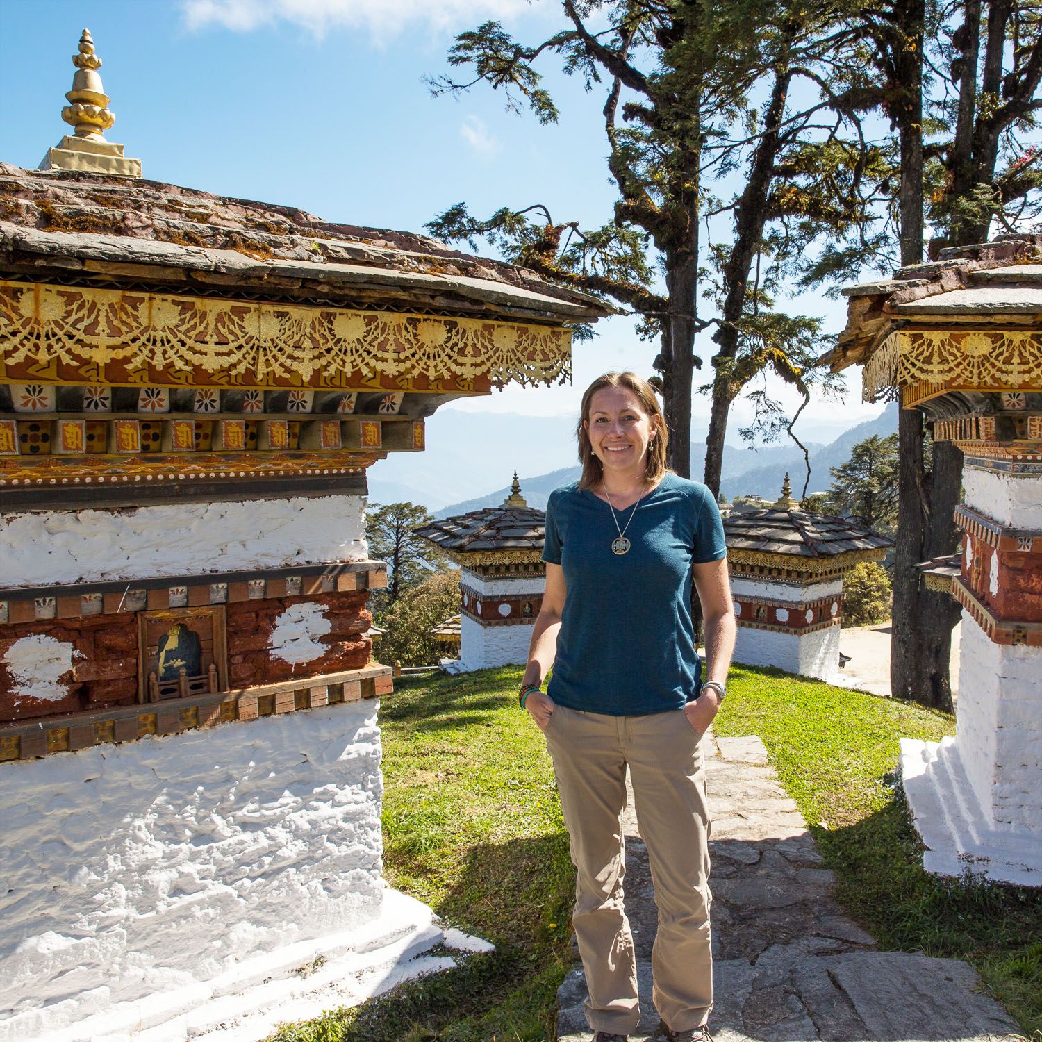 Julie in Bhutan