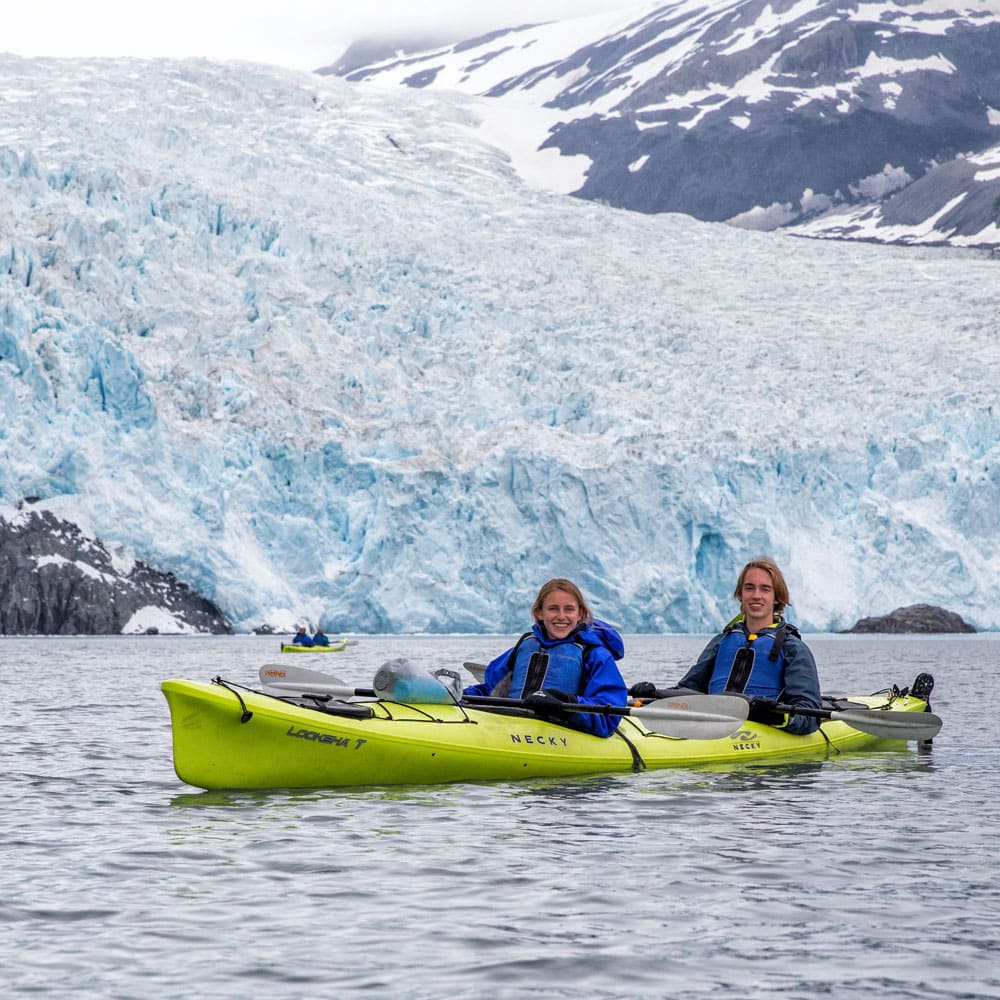 Kara Tyler Kayaking Alaska