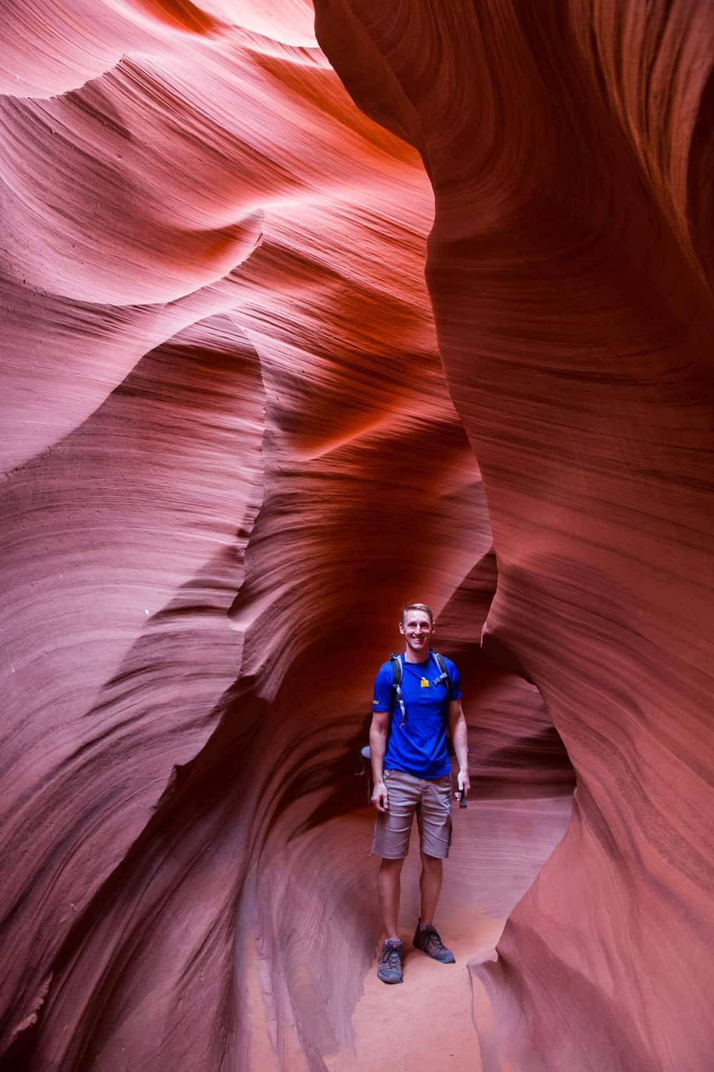 Tim in Antelope Canyon