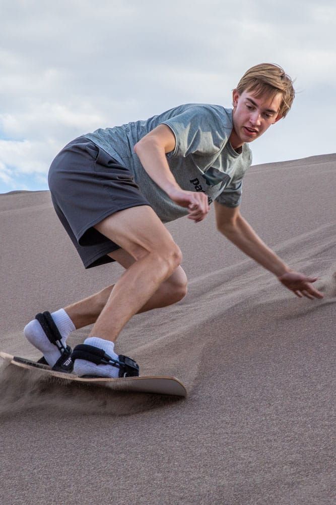 Tyler Rivenbark Sandboarding